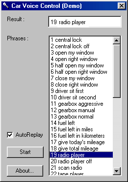 Car Voice Control